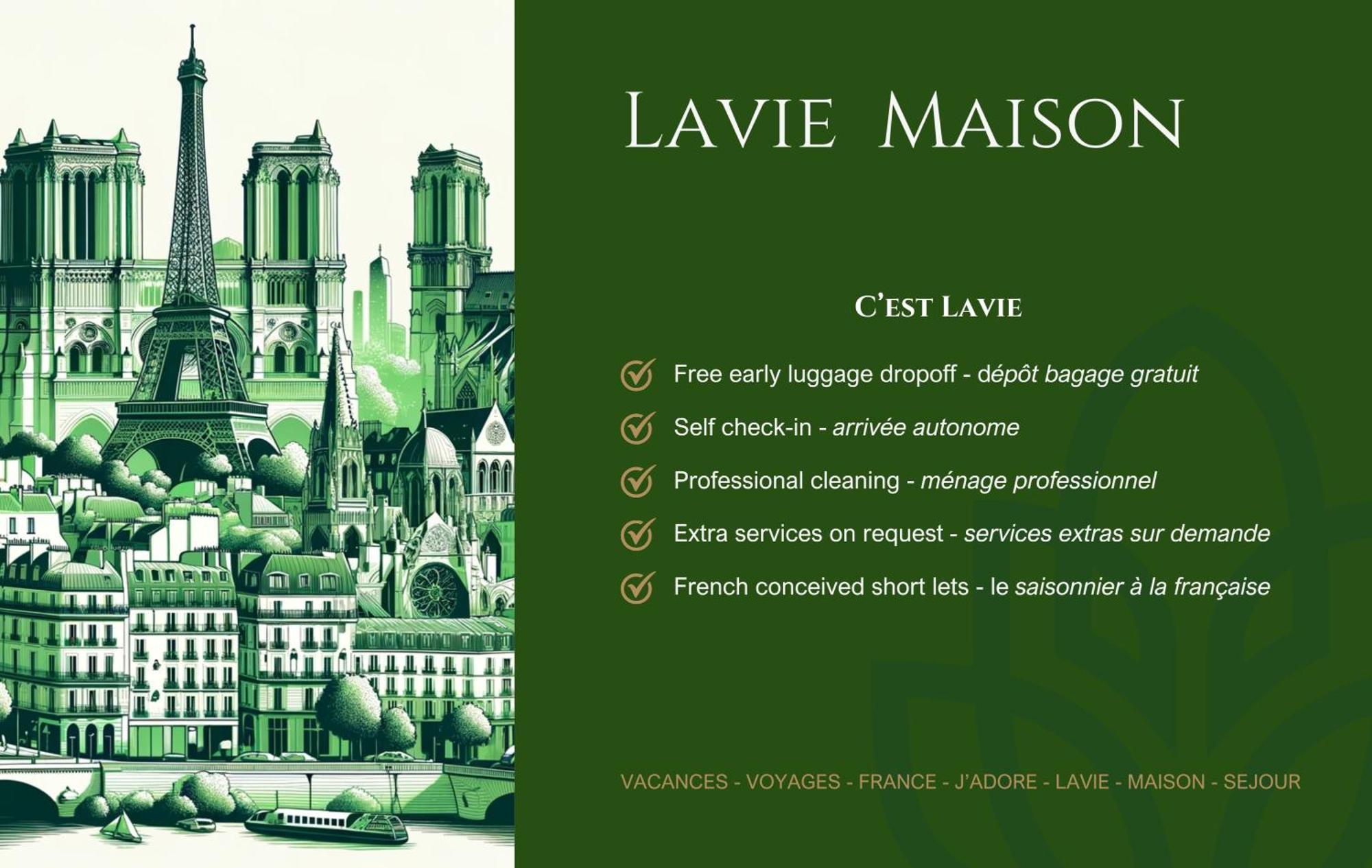 Lavie Maison A C & Sauna Paris Dış mekan fotoğraf